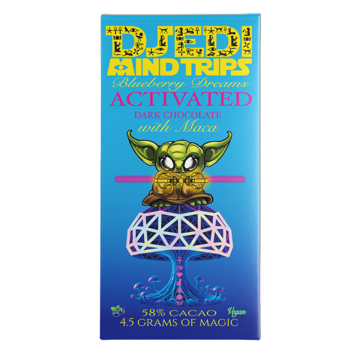 Blueberry Dreams Vegan Mushroom Chocolate Bar - Image 3