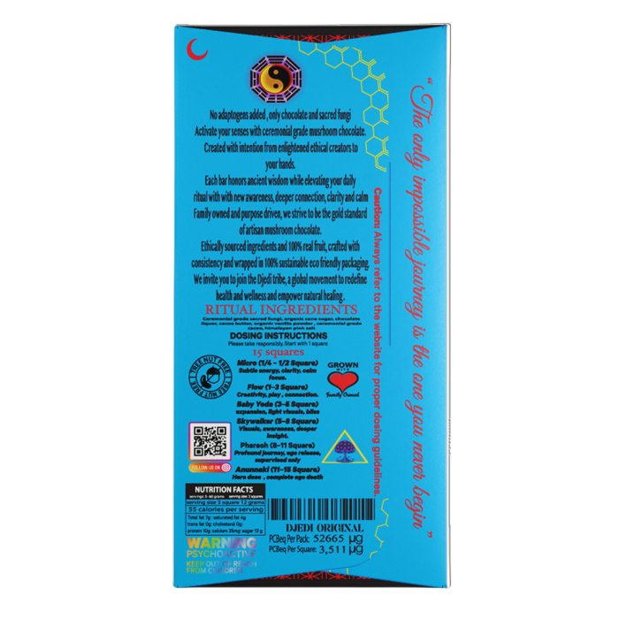 Vegan Dark Chocolate Magic Mushroom Bar - Image 3